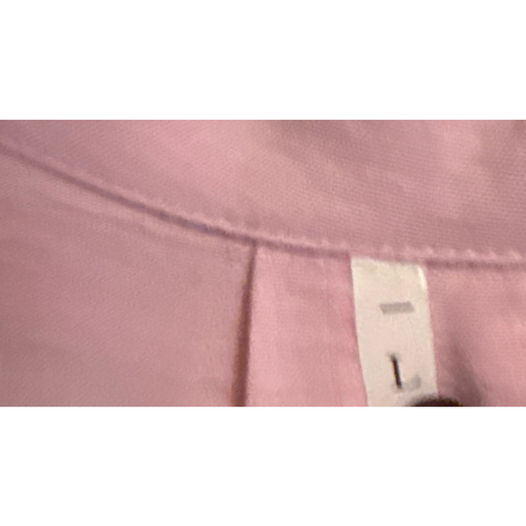 Women's Unbranded Pink Blouse with Ruffle Cuffs Size L - Picture 2 of 4